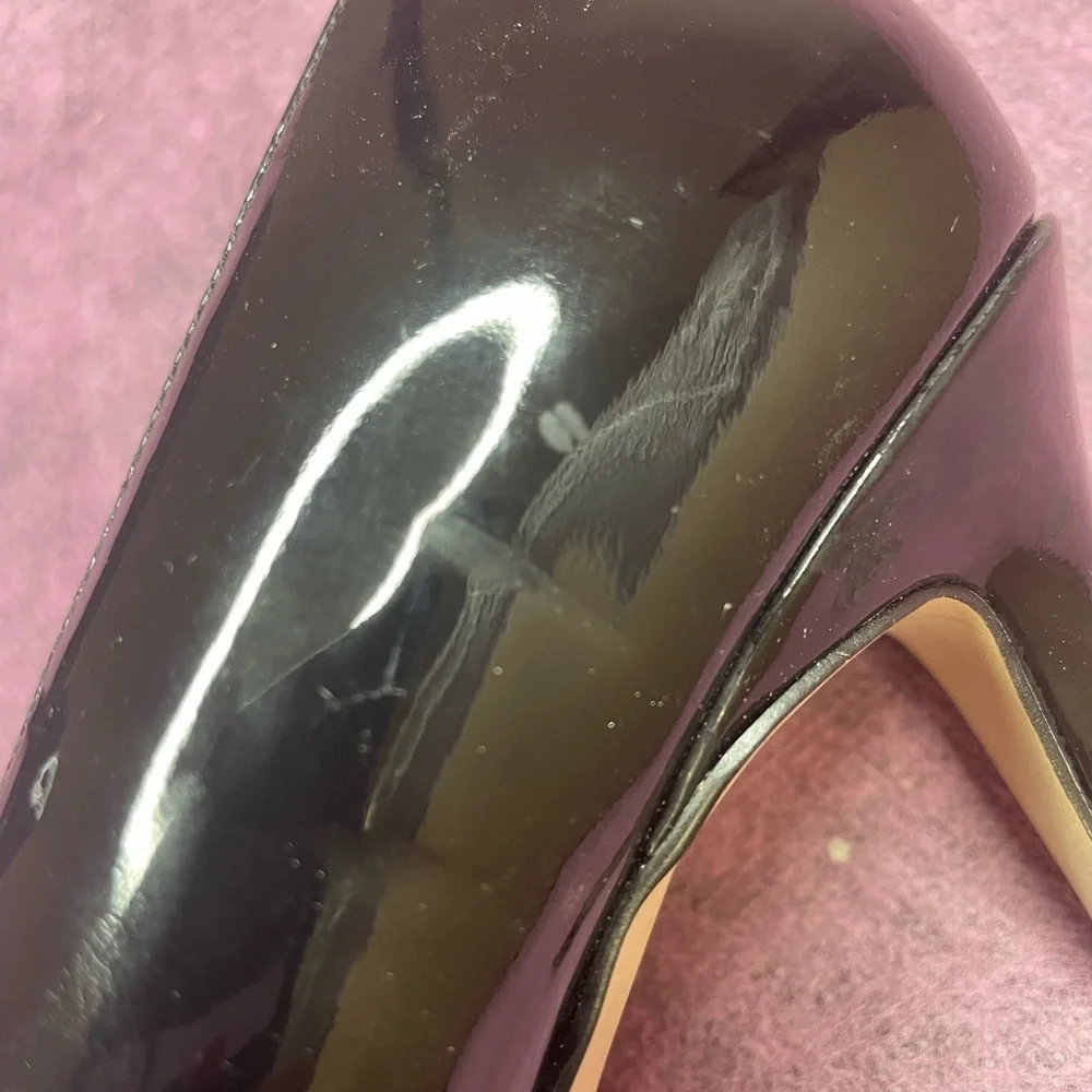 Enzo Angiolini Black open toe pumps - Picture 3 of 4